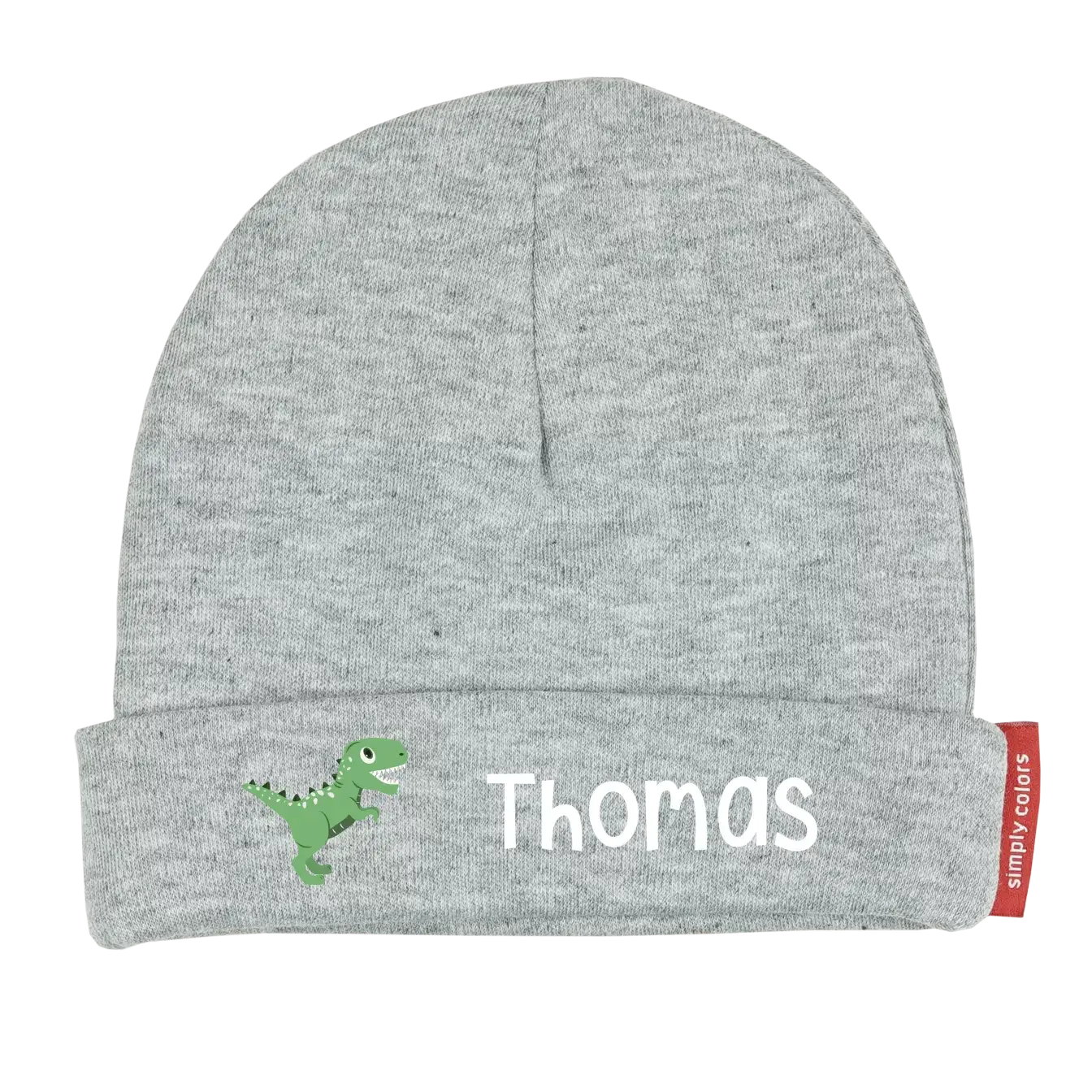 BabymützeGrau Meliert 1 BabymützeGrau Meliert