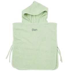 BadeponchoSanftes Grün -Simply Colors Verkaufsgeschäft badeponcho 1 3 jr sanftes grun de 3648