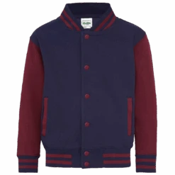 College Jacke KindNavy-bordeaux