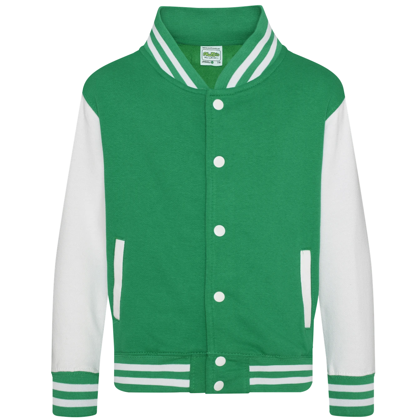 College Jacke KindGrün 1 College Jacke KindGrün