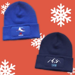 BeanieMarine -Simply Colors Verkaufsgeschäft beanie blauw marine met naam 4