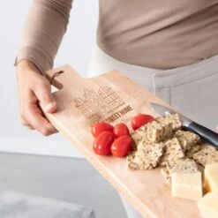 Simply Colors Verkaufsgeschäft -Simply Colors Verkaufsgeschäft borrelplank met naam gegraveerd