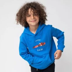 KapuzenpulloverOrange -Simply Colors Verkaufsgeschäft capuchonsweater met naam