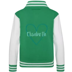 College Jacke KindGrün 9 College Jacke KindGrün -Simply Colors Verkaufsgeschäft college jacke kind 5 6 jahre grun de 94