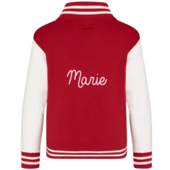 College Jacke KindRot -Simply Colors Verkaufsgeschäft college jacke kind 5 6 jahre rot de 16045