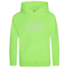 Fluor Kapuzenpullover KinderFluor Grün