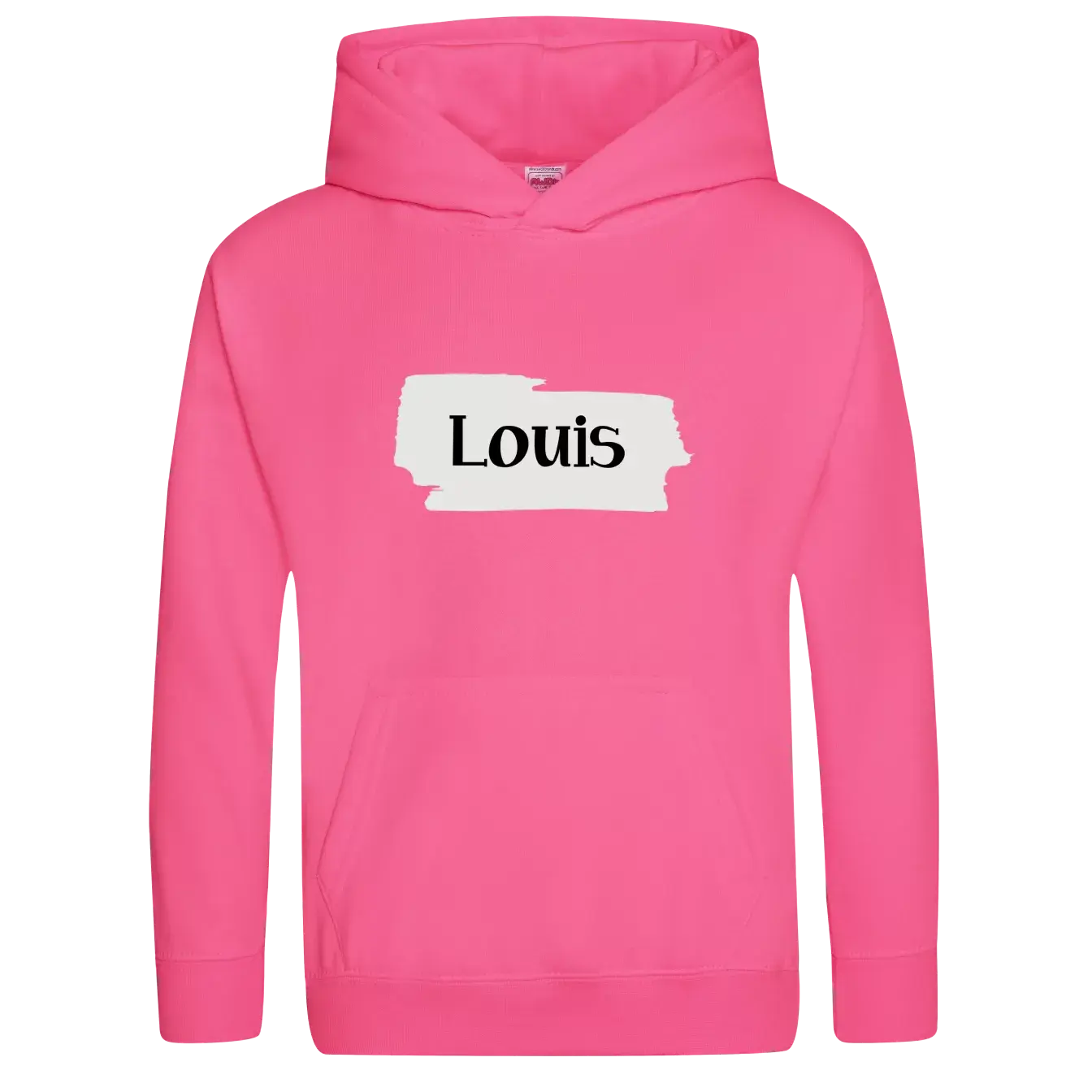 Fluor Kapuzenpullover KinderFluor Pink 1 Fluor Kapuzenpullover KinderFluor Pink