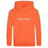 Fluor Kapuzenpullover KinderFluororange