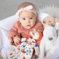 Happy Horse Giraffe Kuscheltuch 'Gilles'Multicolor