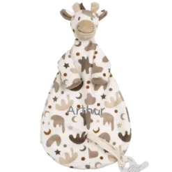 Happy Horse Giraffe Kuscheltuch 'Gino'Braun