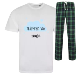 Herren SchlafanzugMarine/groen