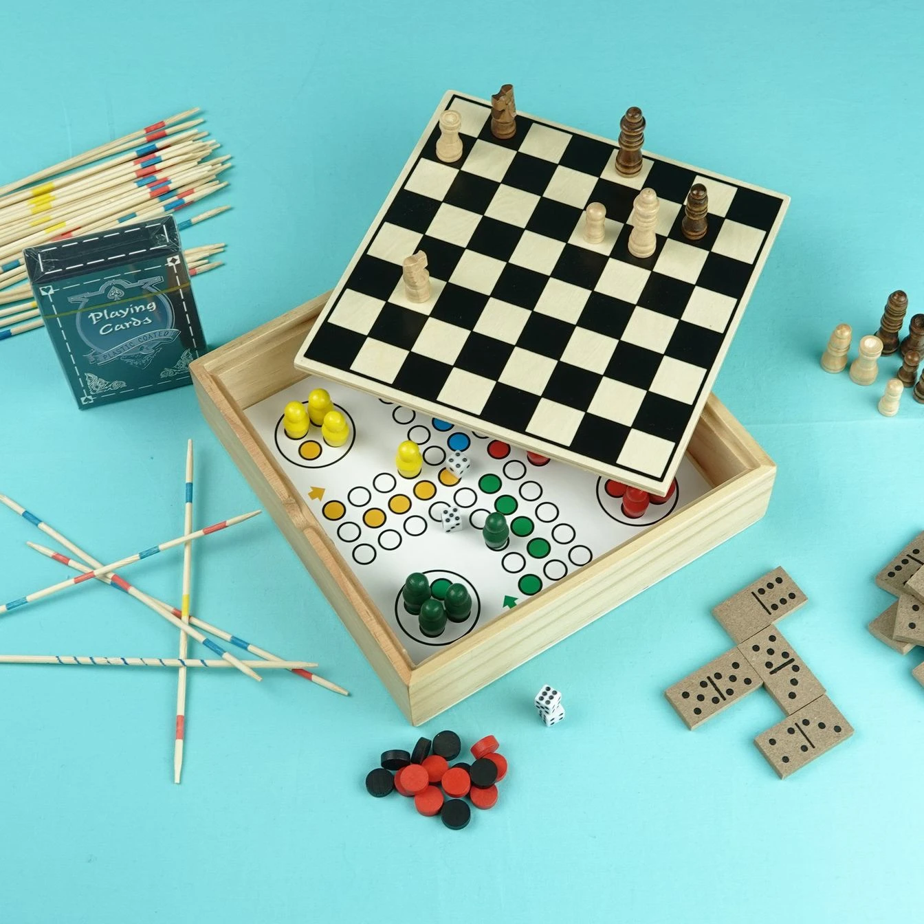 Holz Spielesammlung Mit NamenHolz 2 Holz Spielesammlung Mit NamenHolz – Bild 2