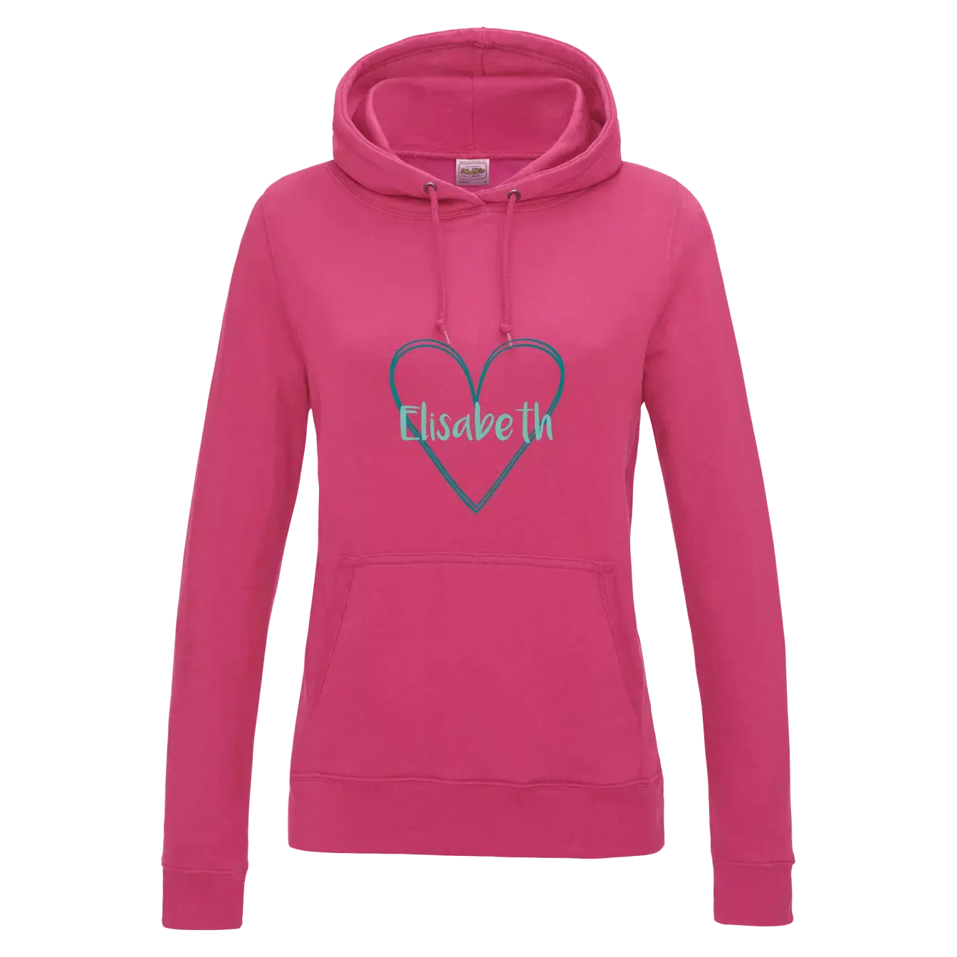 Kapuzenpullover DamenRosa 2 Kapuzenpullover DamenRosa – Bild 2