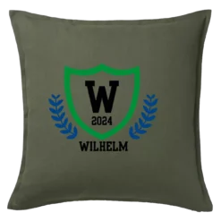 Kissenbezug (50 X 50 Cm)Dunkelgrün