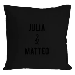 Kissenbezug (50 X 50 Cm)Schwarz