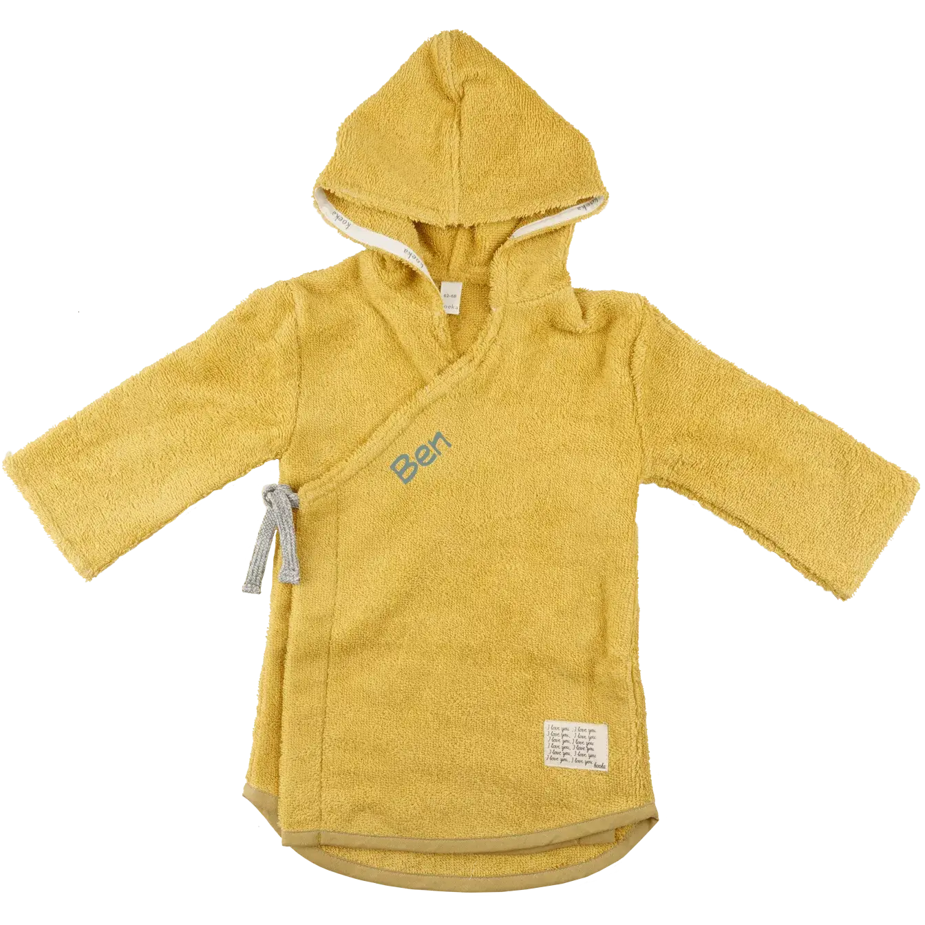 Koeka Bademantel DijonYellow Ocher 3 Koeka Bademantel DijonYellow Ocher – Bild 3