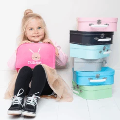 Kinderkoffer Mit NamenHellbraun