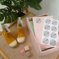 Runde Aufkleber (5 CM)1 Farbe