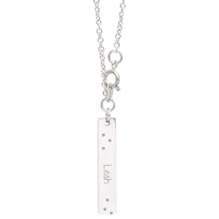 NamensketteSilber -Simply Colors Verkaufsgeschäft namenskette 1 grosse silber de 1155