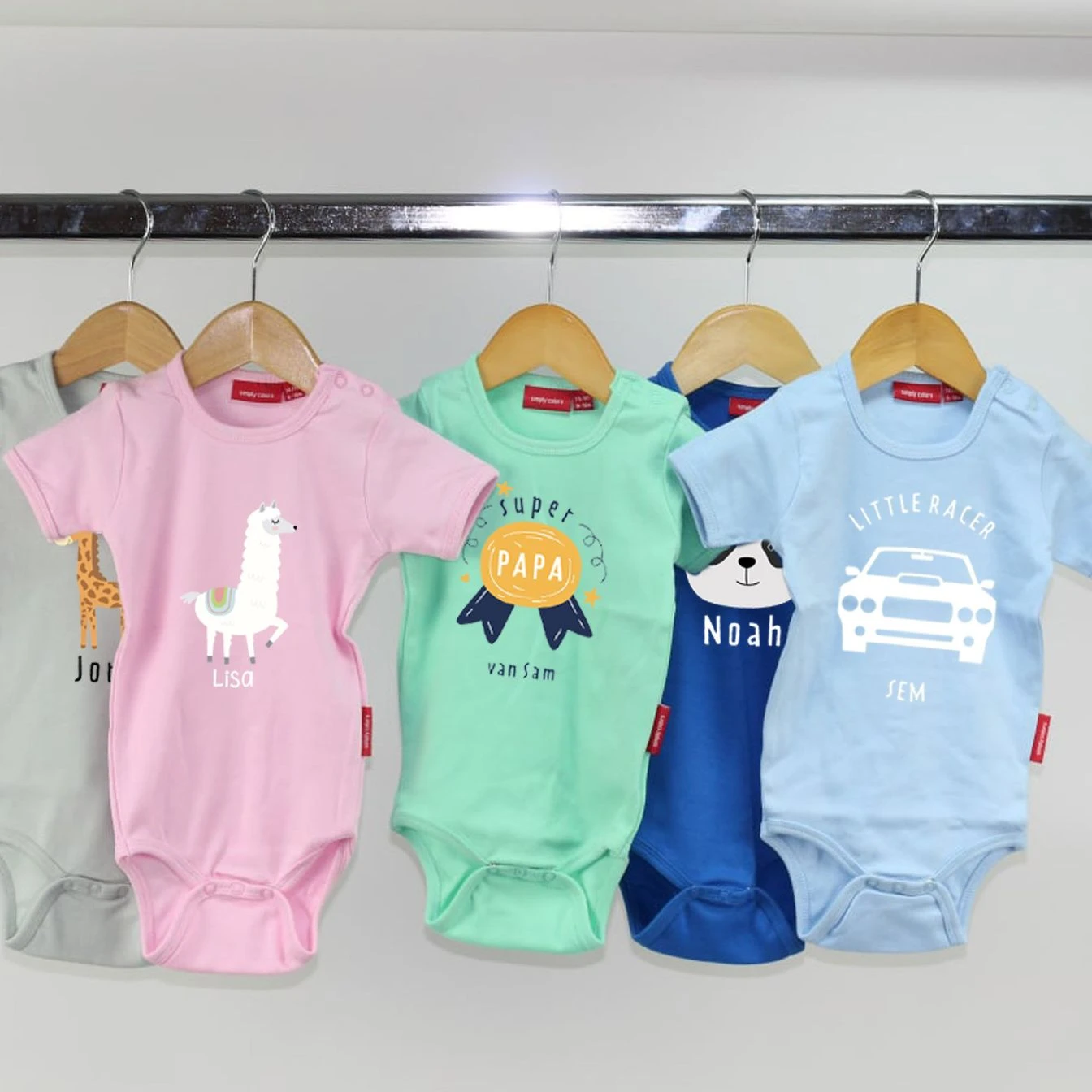 Strampler KurzarmHellgrün 2 Strampler KurzarmHellgrün – Bild 2