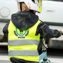 Reflektierende WarnwesteFluororange -Simply Colors Verkaufsgeschäft safety jacket met naam neon geel