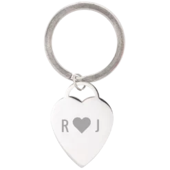 Schlüsselanhänger Mit HerzSilber