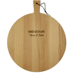Servierbrett RundHolz