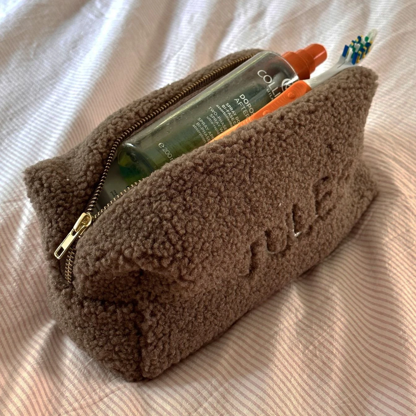 Teddy KulturtascheBeige 2 Teddy KulturtascheBeige – Bild 2