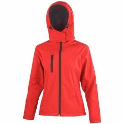 Softshell Jacken DamenRot