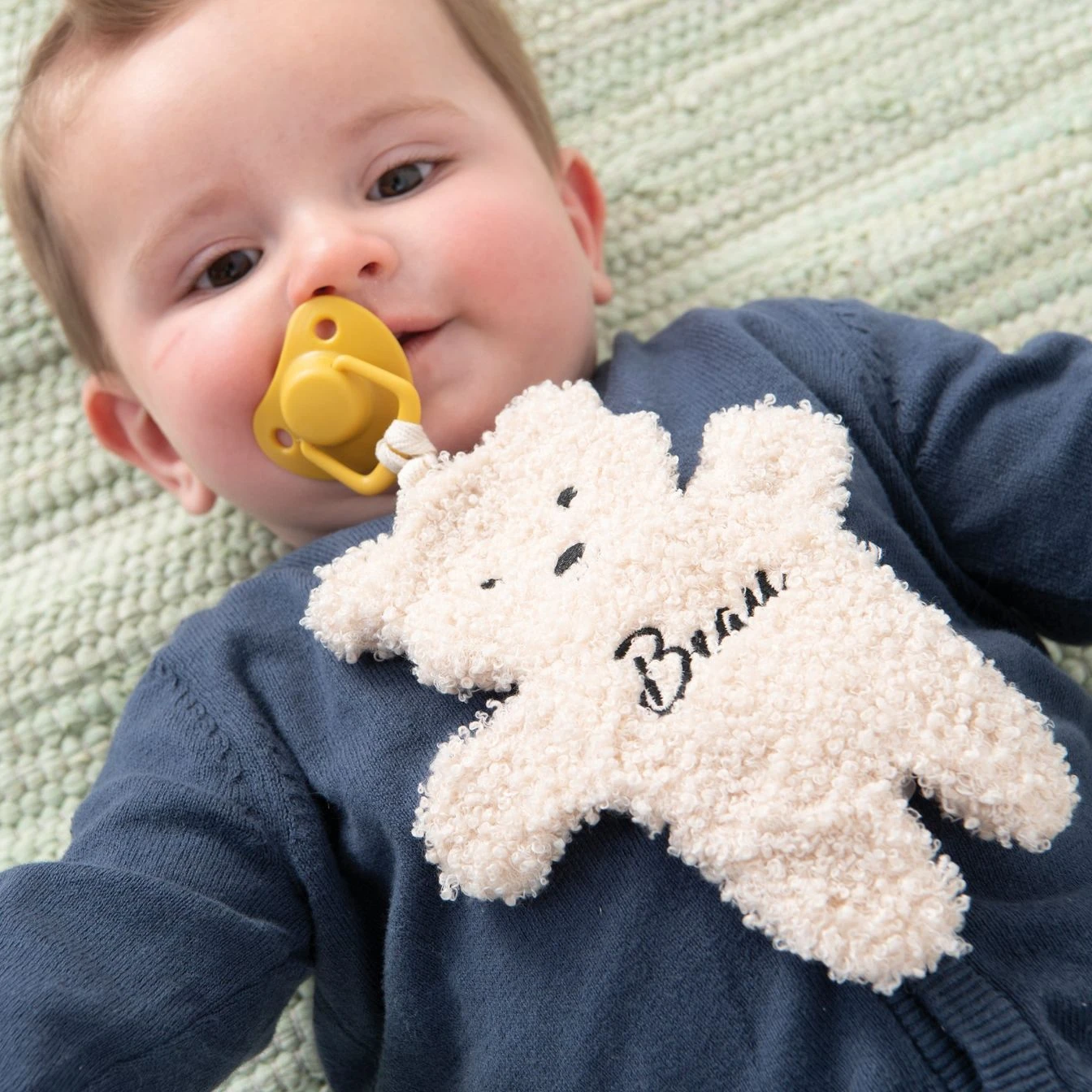 Schnullertuch TeddyNatur 1 Schnullertuch TeddyNatur