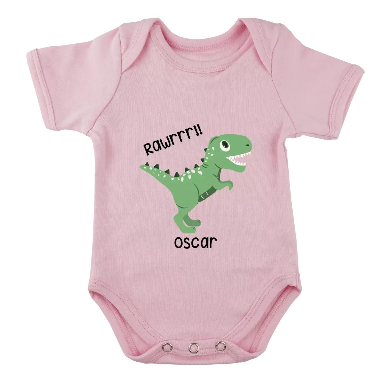 Strampler KurzarmHell Rosa 5 Strampler KurzarmHell Rosa – Bild 5