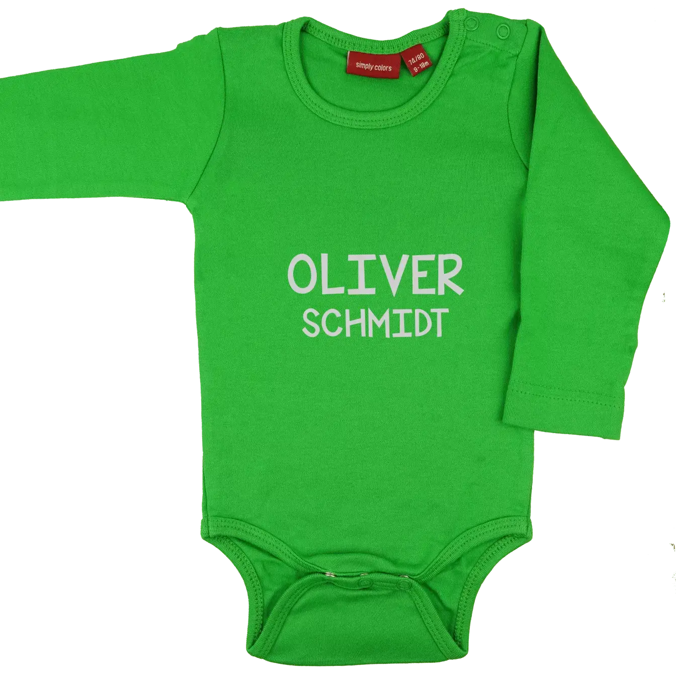 Strampler LangarmGrün 2 Strampler LangarmGrün – Bild 2