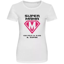 T-Shirt Damen KurzarmWeiss