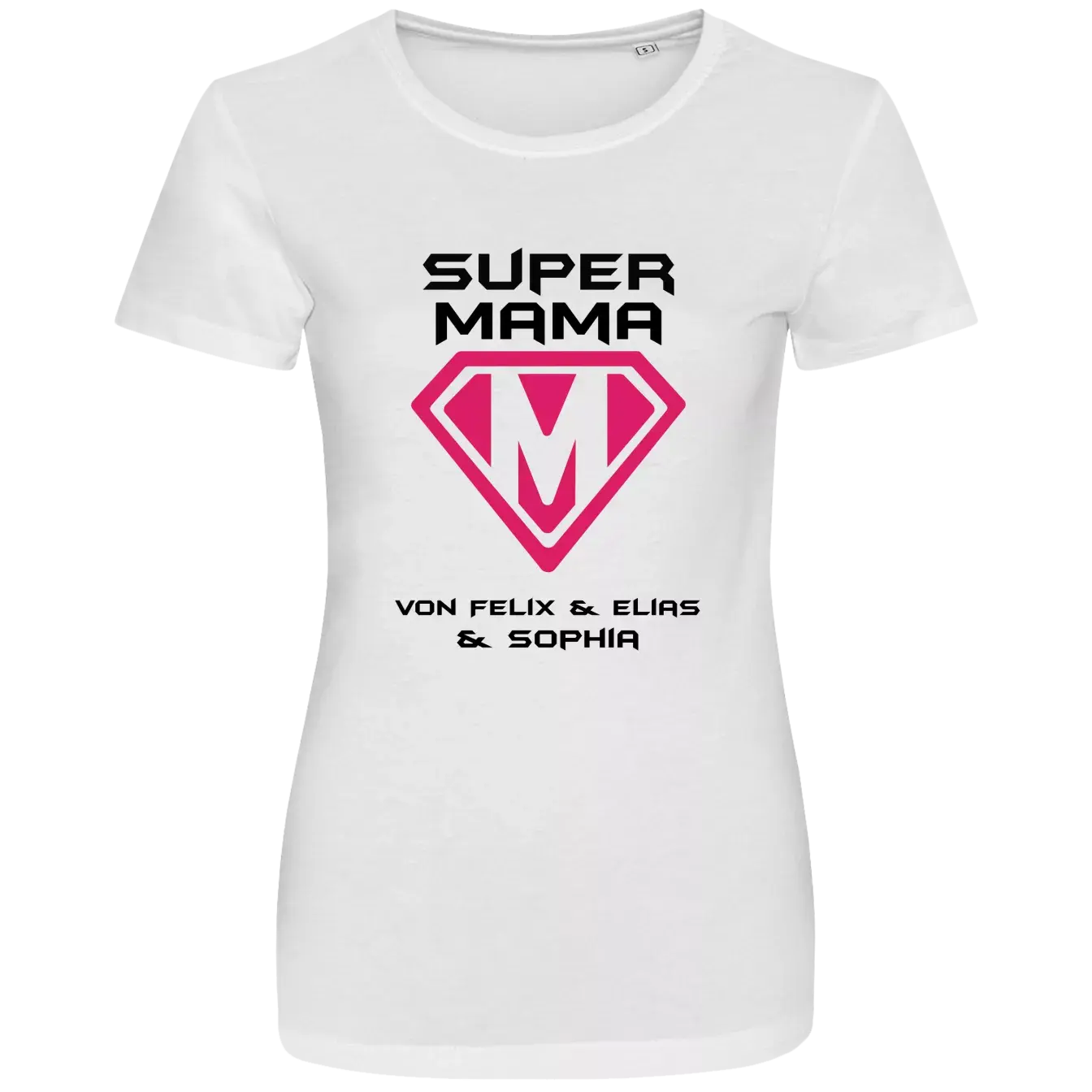 T-Shirt Damen KurzarmWeiss 1 T-Shirt Damen KurzarmWeiss