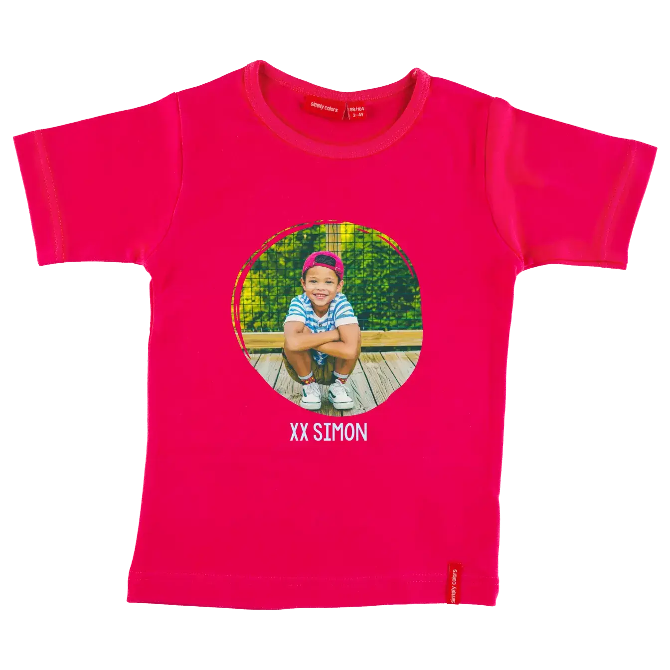 T-Shirt Kurzarm KinderRosa 3 T-Shirt Kurzarm KinderRosa – Bild 3