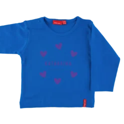 T-Shirt Langarm KinderBlau