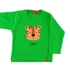 T-Shirt Langarm KinderGrün