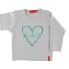 T-Shirt Langarm KinderHellgrau