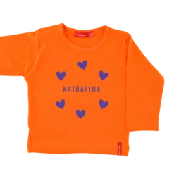 T-Shirt Langarm KinderOrange