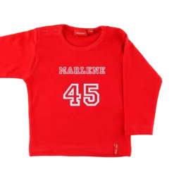 T-Shirt Langarm KinderRot