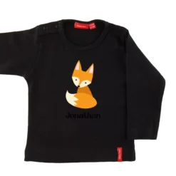 T-Shirt Langarm KinderSchwarz