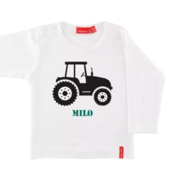 T-Shirt Langarm KinderWeiss