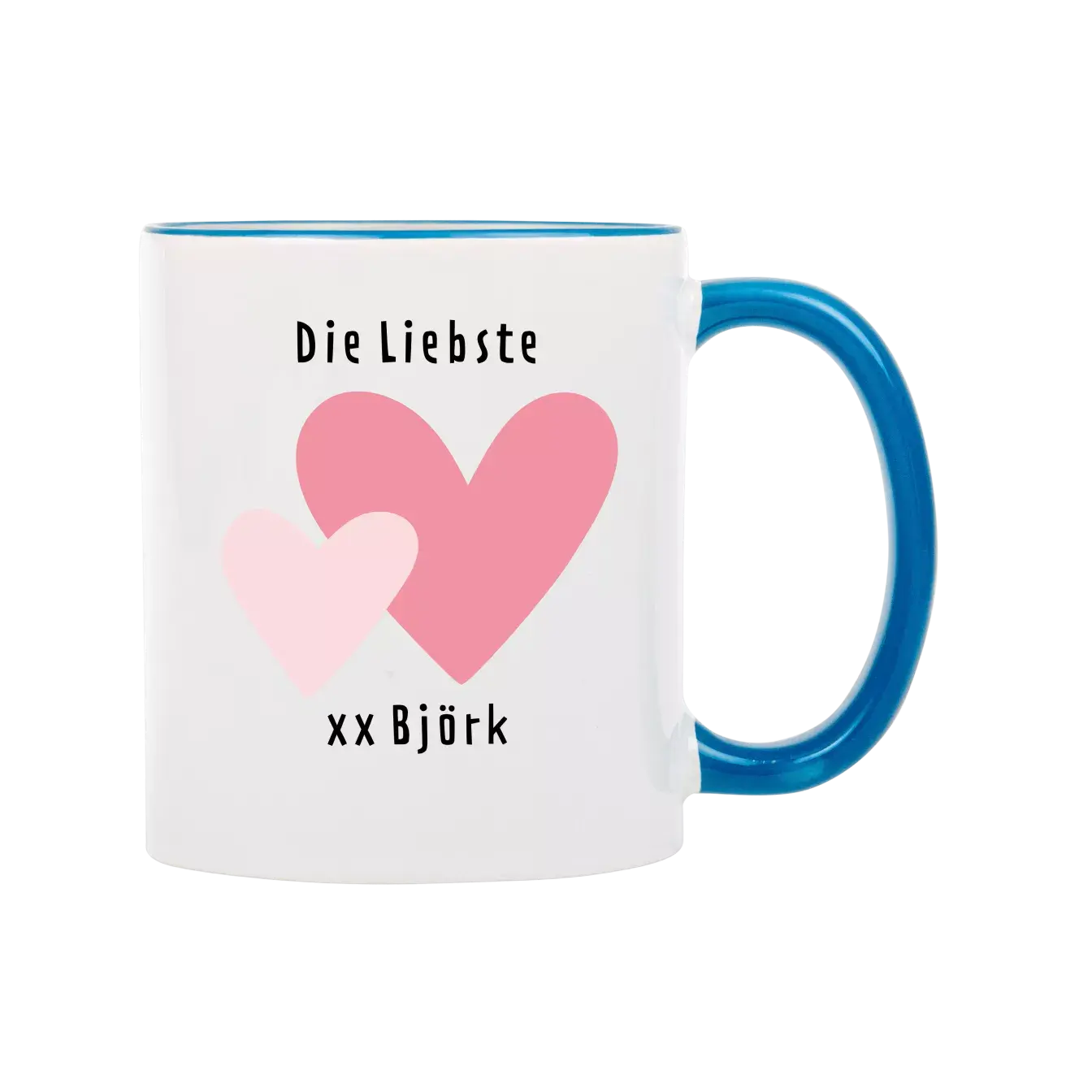 Tasse Mit Farbigem GriffLichtblau 1 Tasse Mit Farbigem GriffLichtblau