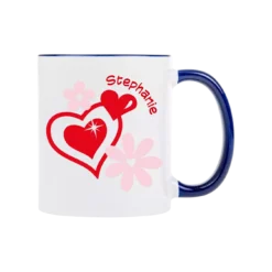 Tasse Mit Farbigem GriffMarine