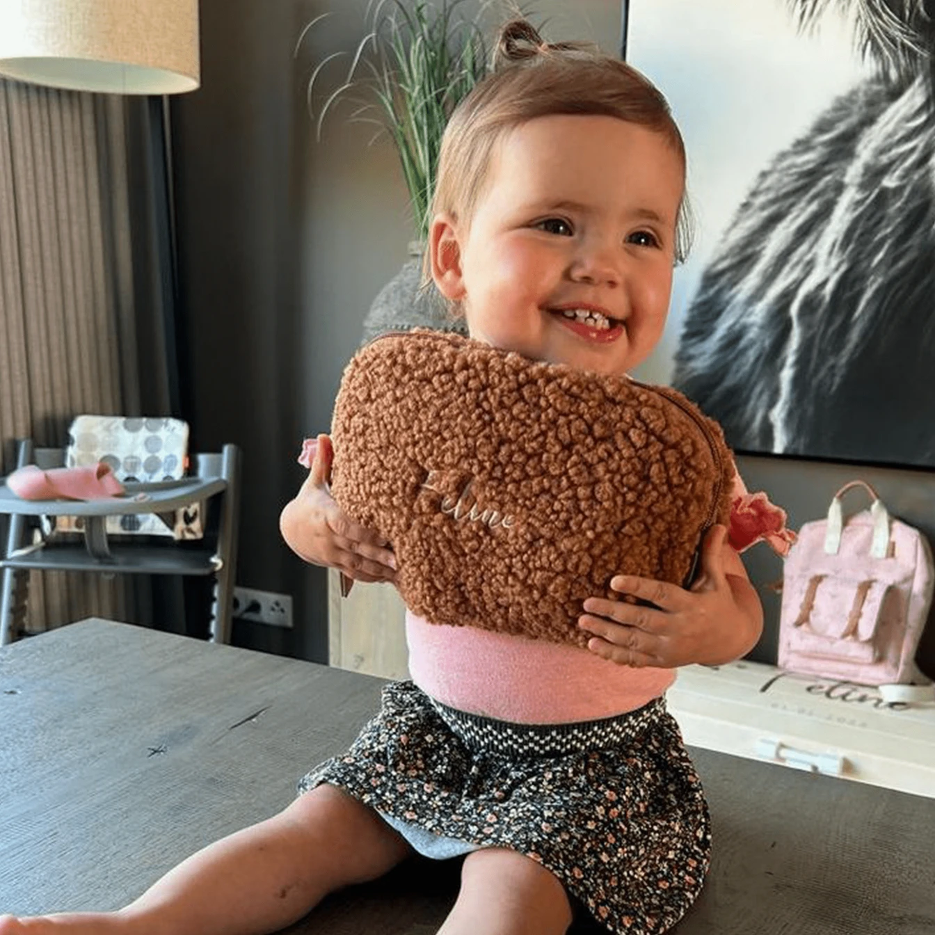 Teddy KulturtascheBeige 4 Teddy KulturtascheBeige – Bild 4