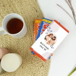 Geschenkpackung 3 Schokoladentafeln Mit VerpackungGeschenkpaket