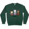 Weihnachtspullover ErwachseneDunkelgrün