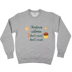 Weihnachtspullover ErwachseneGrau