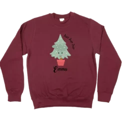 Weihnachtspullover KinderBordeaux