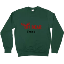 Weihnachtspullover KinderDunkelgrün